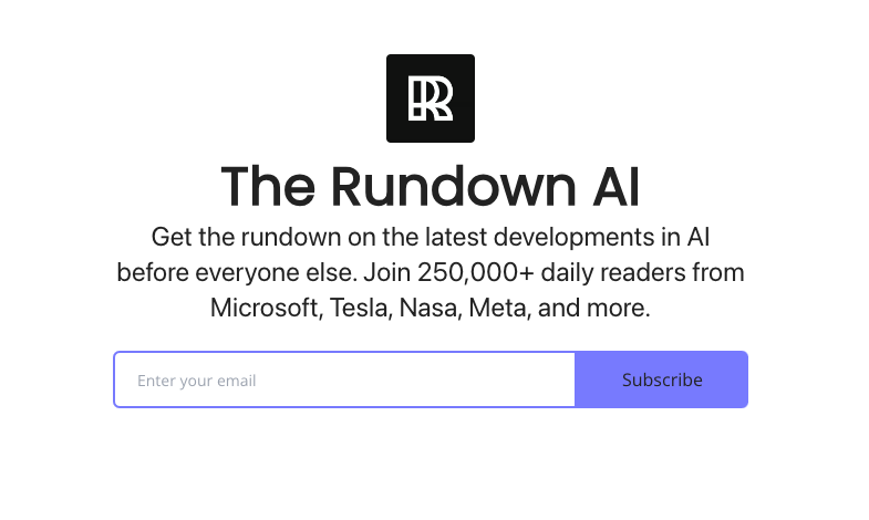 The Rundown AI